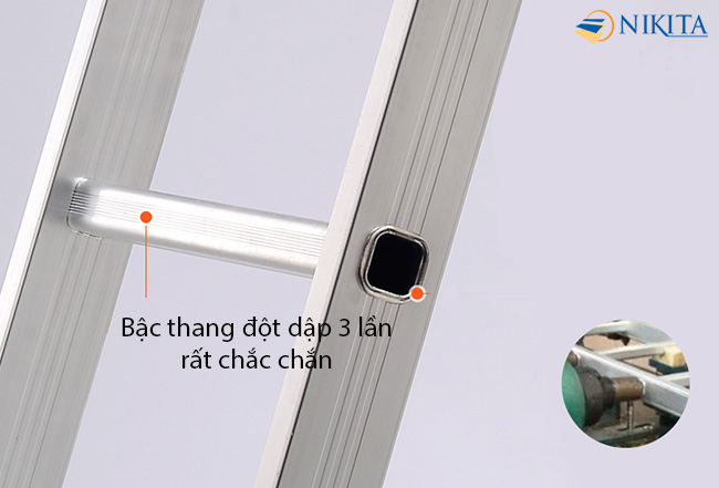 Thang nhôm gấp 6 Nik26A